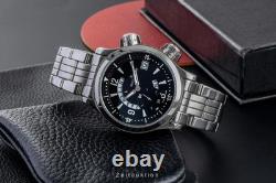 Jaeger LeCoultre Master Compressor Stahl Dualmatic réf. 146.8.02 Box