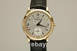 Jaeger LeCoultre Master Date 18K or Rose Automatique Triple Date Watch 140.2.87