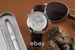 Jaeger LeCoultre Master Geographic acier automatique réf. Q1508420 147.8.57. S