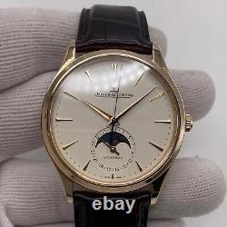 Jaeger-LeCoultre Master Ultra Mince Lune 18K or Rose Montre Automatique Q1362510