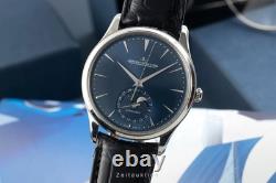 Jaeger LeCoultre Master Ultra Thin Moon Blue Automatique Q1368480 109.8. A5. S B&P