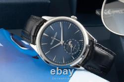 Jaeger LeCoultre Master Ultra Thin Moon Blue Automatique Q1368480 109.8. A5. S B&P