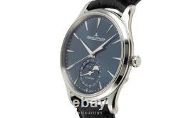 Jaeger LeCoultre Master Ultra Thin Moon Blue Automatique Q1368480 109.8. A5. S B&P
