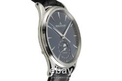 Jaeger LeCoultre Master Ultra Thin Moon Blue Automatique Q1368480 109.8. A5. S B&P