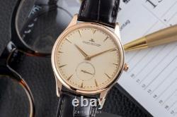 Jaeger LeCoultre Master Ultra Thin or rouge 18 ct automatique montre pour hommes