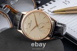 Jaeger LeCoultre Master Ultra Thin or rouge 18 ct automatique montre pour hommes