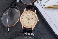 Jaeger LeCoultre Master Ultra Thin or rouge 18 ct automatique montre pour hommes
