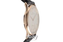 Jaeger LeCoultre Master Ultra Thin or rouge 18 ct automatique montre pour hommes