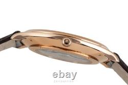 Jaeger LeCoultre Master Ultra Thin or rouge 18 ct automatique montre pour hommes