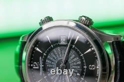 Jaeger-LeCoultre Memovox 40mm. Cadran Noir Homme Montre Q1418471 Set Complet