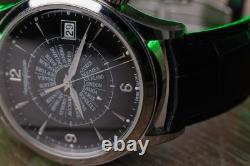 Jaeger-LeCoultre Memovox 40mm. Cadran Noir Homme Montre Q1418471 Set Complet