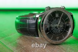 Jaeger-LeCoultre Memovox 40mm. Cadran Noir Homme Montre Q1418471 Set Complet
