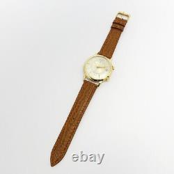 Jaeger LeCoultre Memovox Alarme Half Rotor K18 YG Remontage Automatique Vinta
