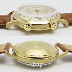 Jaeger LeCoultre Memovox Alarme Half Rotor K18 YG Remontage Automatique Vinta