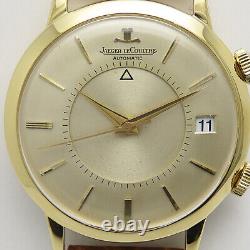 Jaeger LeCoultre Memovox Alarme Half Rotor K18 YG Remontage Automatique Vinta