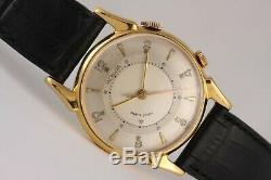 Jaeger-LeCoultre Memovox vintage watch! JLC caliber 814! 32mm Art Deco case