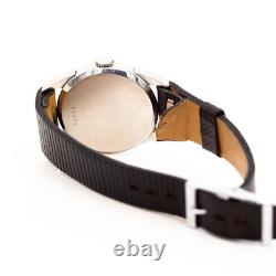 Jaeger-LeCoultre Montre Vintage Gentlemans en Acier 84075 Cuir Noir