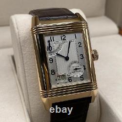 Jaeger-LeCoultre Reverso Grande Date 18K or Rose Argent Cadran Montre Q3002401