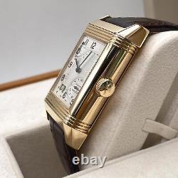 Jaeger-LeCoultre Reverso Grande Date 18K or Rose Argent Cadran Montre Q3002401