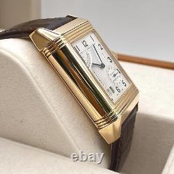 Jaeger-LeCoultre Reverso Grande Date 18K or Rose Argent Cadran Montre Q3002401