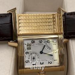 Jaeger-LeCoultre Reverso Grande Date 18K or Rose Argent Cadran Montre Q3002401