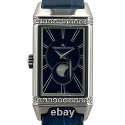 Jaeger-LeCoultre Reverso One Duetto Moon Q3358420 Navy/White from Japan #0999