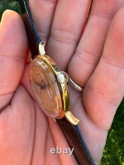 Jaeger-LeCoultre Vintage Calatrava Solid Or Case non Polies Manual Winding Lux
