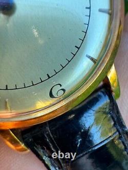 Jaeger-LeCoultre Vintage Calatrava Solid Or Case non Polies Manual Winding Lux