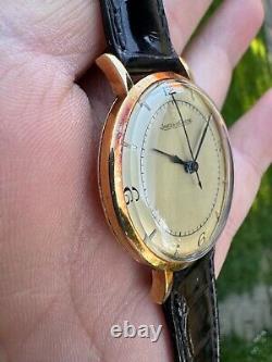 Jaeger-LeCoultre Vintage Calatrava Solid Or Case non Polies Manual Winding Lux