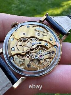 Jaeger-LeCoultre Vintage Calatrava Solid Or Case non Polies Manual Winding Lux