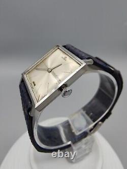 Jaeger-LeCoultre Vintage Carrée Acier Mouvement Manuel Calibre K818/C Co