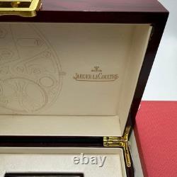 Jaeger-LeCoultre boîtier boite vide uniquement vintage rangement montre brace