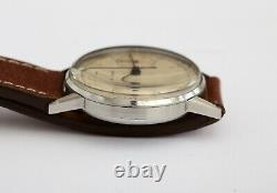 Jaeger-LeCoultre chronograph vintage! Bauhaus looks! 36,5mm oversize case