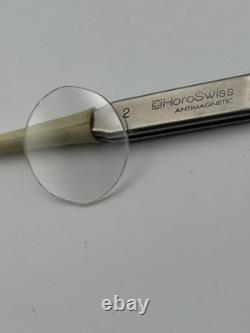 Jaeger Le Coultre Albatros Quartz 146-207-5 Verre Original Authentique 30Mm