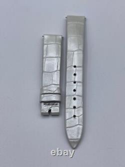 Jaeger Le-Coultre Reverso Cinturino Montre Alligator Argent 14/12