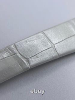 Jaeger Le-Coultre Reverso Cinturino Montre Alligator Argent 14/12