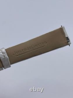 Jaeger Le-Coultre Reverso Cinturino Montre Alligator Argent 14/12