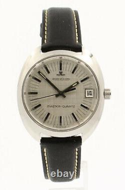 Jaeger Le Coultre Vintage Master Quartz Acier Inoxydable 38mm Montre pour Homme