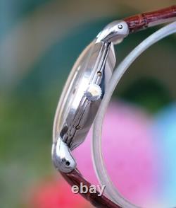 Jaeger Le-coultre Triple Date Vintage Stainles Steel Nice Condit 36.00 MM