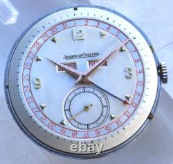 Jaeger Le-coultre Triple Date Vintage Stainles Steel Nice Condit 36.00 MM