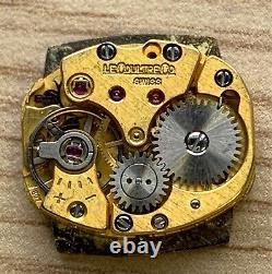 Jaeger Lecoultre Club 807 Main Manuel 15 mm Pas Marche Pour Parts Montre Swiss