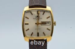 Jaeger Lecoultre Club Montre Hommes 18K 750 Or Vintage Automatique 34MM Day Date