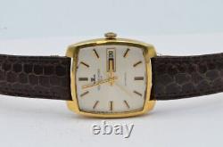 Jaeger Lecoultre Club Montre Hommes 18K 750 Or Vintage Automatique 34MM Day Date