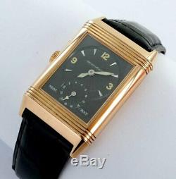 Jaeger-Lecoultre Day & Night Duoface Reverso Gmt 18k Rose or Complet Set