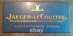 Jaeger Lecoultre Dealer Official Display Plaque Genuine Vintage Rare Collector