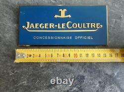 Jaeger Lecoultre Dealer Official Display Plaque Genuine Vintage Rare Collector