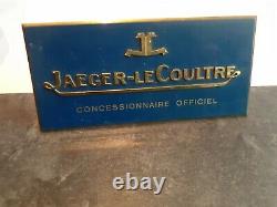 Jaeger Lecoultre Dealer Official Display Plaque Genuine Vintage Rare Collector