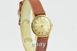 Jaeger Lecoultre Femme Montre 20MM Remontage Manuel 18K 750 Massif Or Vintage