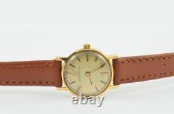 Jaeger Lecoultre Femme Montre 20MM Remontage Manuel 18K 750 Massif Or Vintage