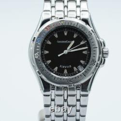 Jaeger Lecoultre Kryos Montre Hommes 35MM Acier Quartz Vintage Avec Acier Bande